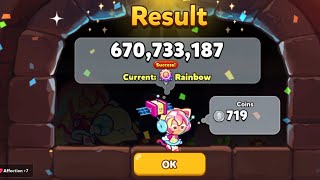 Getting Hard RAINBOW Rank In The NEW Astronaut Cookie's Trial Run! (Cookie Run: Ovenbreak)