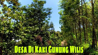 Desa subur di kaki gunung wilis dengan segala keindahan alam sekitar