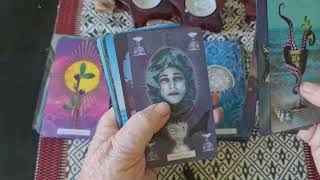 Tarot Down Under In Winter...my decks for June using Tarot of the Cosmic Seed and Runic Odyssey