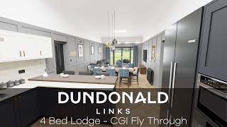 Stay and Play Golf in Scotland - CGI of the new luxury lodge accommodation coming to Dundonald Links