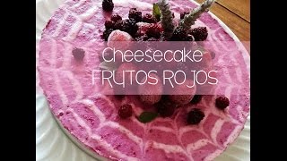 Cheesecake Frutos Rojos (vegano) || Chantall Vegetal