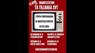 TV Tim Sweden #703 - Info om manifestationer 13 april & svarta i USA växlar till TRUMP!