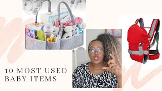 My 10 most used baby items | Holy grail baby products | South African #roadto1k #babyproducts