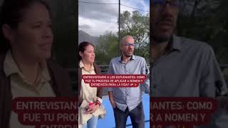 ENTREVISTANDO A LOS ESTUDIANTES: COMO FUE TU PROCESO DE APLICAR A NOMEN Y ENTREVISTA PARA LA VISA?