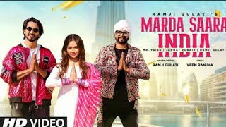 Marda Saara India | Ramji Gulati Feat Jannat Zubair, Mr. Faisu | Veen Ranjha |