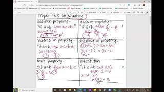 Geometry: Algebraic Proofs Part 1