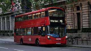 Full Journey on the Route N5 (VWH2195 LK66ENU) Volvo B5LH Wright Eclipse Gemini 3 Metroline London