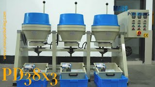 PD38x3 Centrifugal Disc Finishing Rotary Tumbling Jewelry 3D Dental Polishing Machine