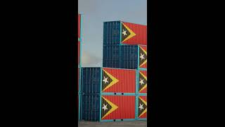 Timor Leste export import container video short