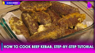 How To Prepare Beef Kebabs, Step-By-Step Tutorial, Easy Recipe