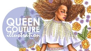 Fashion Illustration - Queen Couture | No.5