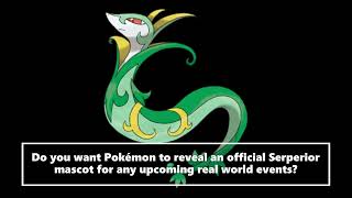 New Official Pokémon Mascots Ideas Serperior