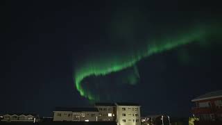 Northern Lights in Iceland,  Aurora Borealis, real time video 14 September 2022