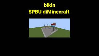 BIKIN SPBU DIMINECRAFT #minecraft #shorts