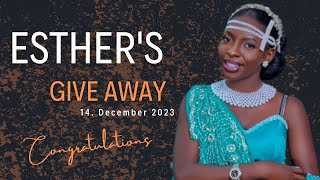 GIVE AWAY OF MUHINDO ESTHER 14/12/2023