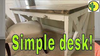 How to make a simple desk