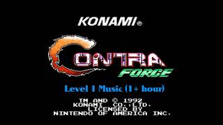 Contra Force (NES) - Level 1 Music (1 hour)