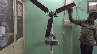 HYBRID SOLAR WINDMILL | best project topic for school and science fair | projectmaker.in