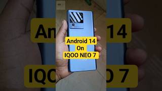 Android 14 update on IQOO NEO 7 🤔