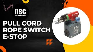 Leuze Pull Cord Rope Safety Switches with Indication Light | NSC Automation #automation #electronic