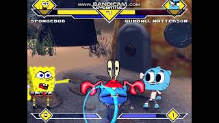 Mugen #1151 Spongebob vs Gumball