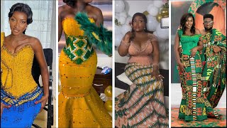 68 Stunning 🤩 and Sparkle  ✨ Kente Dresses 👗 for Traditional wedding || African fashion