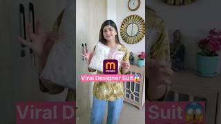 MEESHO Viral Designer Suit 🔥 #meeshooutfit #meeshofinds #designersuits #trending #shorts #ytshorts