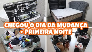 MUDAMOS FINALMENTE, PRIMEIRA NOITE NO APARTAMENTO NOVO, A CAMA NOVA CHEGOU 🤩