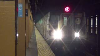 MTA Subways - Kawasaki R160B #9103 on the (N) at 5th Avenue/59th Street (2016 Video)