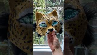 Redoing my cheetah mask! ##therian #antizoo #quadrobics #therianthropy #alterhuman #cat