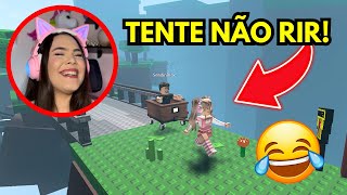 PRIMEIRA VEZ JOGANDO PUXE UM AMIGO  - ROBLOX!!!