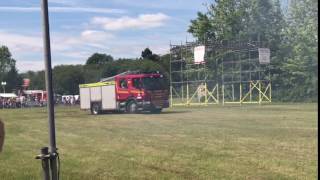 Humberside Fire & Rescue Beverley fire engine response