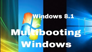 Multibooting Windows 10,8.1,7,Vista [With Music]