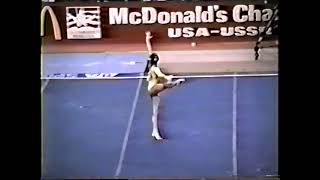 TO 1989 USA vs USSR   Ludmilla Stovbchataya URS FX