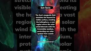 Sun's Magnetic Field and the Heliosphere #universefacts #shorts