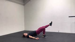 Single Leg Glute Bridge