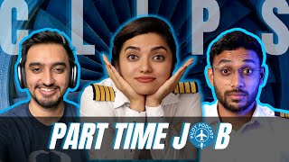 Can STUDENT PILOTS do PART TIME job in USA? | Pilot Podcast CLIPS