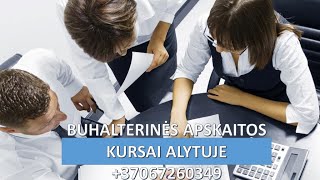 BUHALTERINIAI KURSAI ALYTUJE