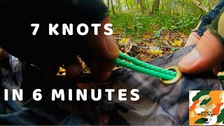 7 NODI DA IMPARARE OUTDOOR!! #knots#hacks #hack #training