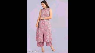 Stylish kurta pant set from meesho|| summer dresses for women|| summer collection|| kurta pant set