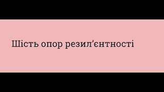 Шість опор резил'єнтності