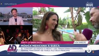 A PUNT TV (televisió valenciana) MEXICO LINDO SINFONICO a SUECA  05-09-2019