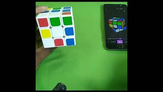 Rubik cube solve magic trick #cubesolve #rubikcubesolve