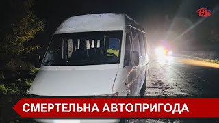 Поблизу Івано-Франківська водій мікроавтобуса смертельно травмував чоловіка