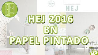 👉 😍 Catálogo papel pintado  HEJ 2016 BN - Bricotiendas