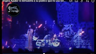 Ángela Aguilar le muestra a su público que no usa relleno