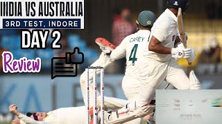 Australia vs India 3rd test Day 2 review |Spinners dominated ||Cricket World