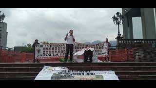 XCV Acción por Ayotzinapa Profesor Antonio Cota