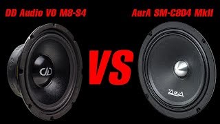 DD Audio VO M8-S4 vs AurA SM-C804 MkII