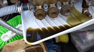 Pressure washer PA gearbox oil change